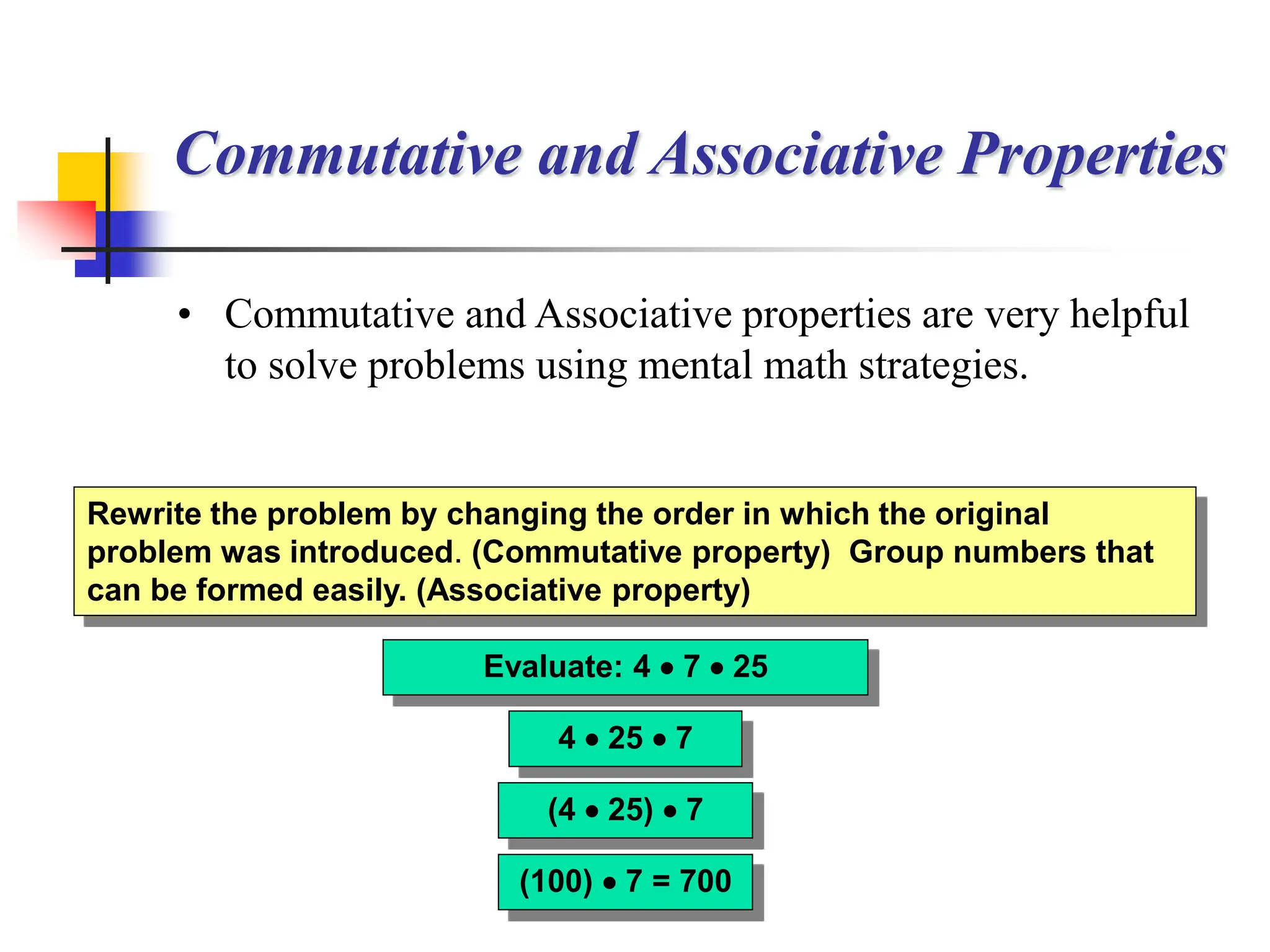 Associative and Commutative Property.ppt