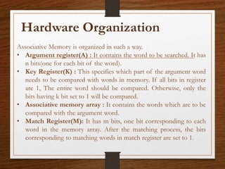 Associative memory | PPTX