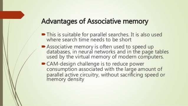 Associative memory 14208