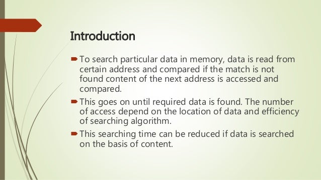 Associative Memory 14208