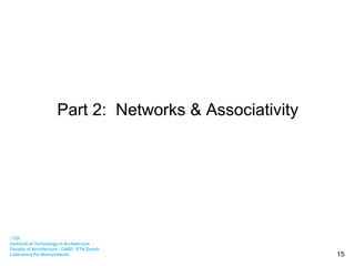 Part 2:  Networks & Associativity 