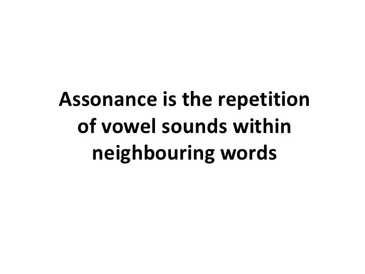 assonance