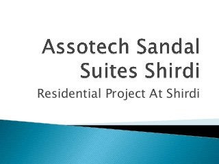 Residential Project At Shirdi
 