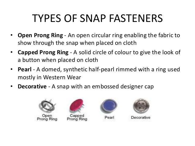 Assqc On Snap Fasteners And Buttons