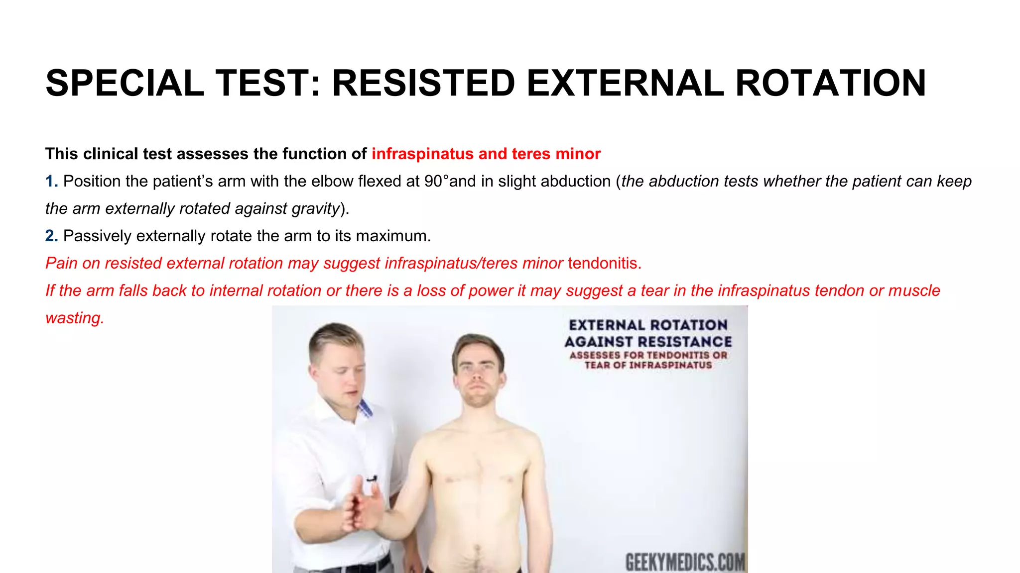 Assessment of shoulder injuries in primary care | PPTX