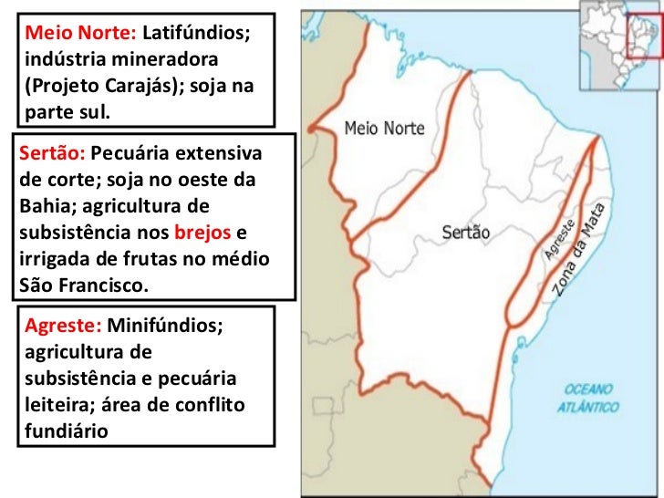 As sub regiões