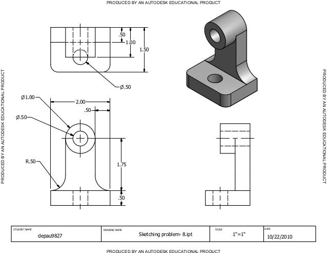 inventor 3d to 2d drawing