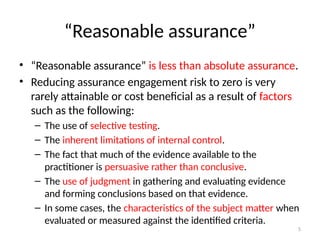 Auditor's liabilities - Detection and prevention ASSURANCe | PPTX