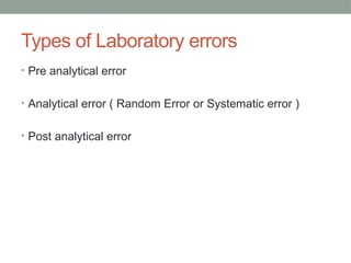 Comprehensive Guide to Laboratory Error Prevention and Quality ...