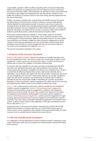 Assurance sourcebook | PDF