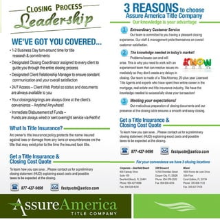 Assure america-title-company-reason
