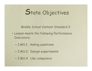 Assure Lesson Plan 6th Grade Science