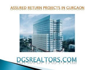 Assured return projects in gurgaon