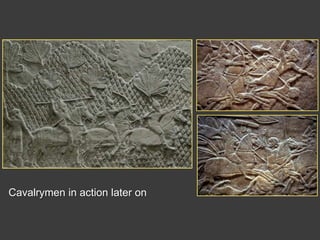 Cavalrymen in action later on