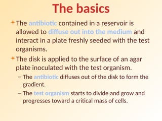 methods of Antibiotic susceptibility testing | PPTX
