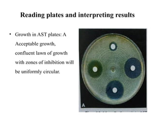 antimicrobial susceptibility test power point presentation | PPTX