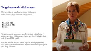 „Hafði á tilfinningunni að henni væri umhugað um að maður lærði.“ Hvaða þættir hafa áhrif á upplifun nemenda af umhyggju kennara og myndun tengsla milli nemenda og kennara á námskeiði í netheimum?