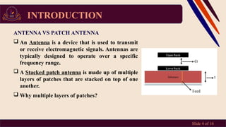 A Stacked Patch Antenna with Broadband Circular Polarization and Flat ...