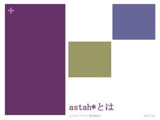 +
2013/5/29astah*プラグイン開発勉強会
3
astah*とは
 