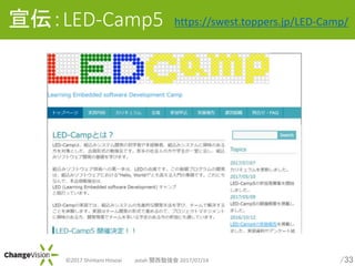 /33?2017 Shintaro Hosoai astah v㏊ 2017/07/14
LED-Camp5 https://swest.toppers.jp/LED-Camp/
 