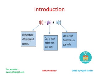 A star algorithm in artificial intelligence | PPTX
