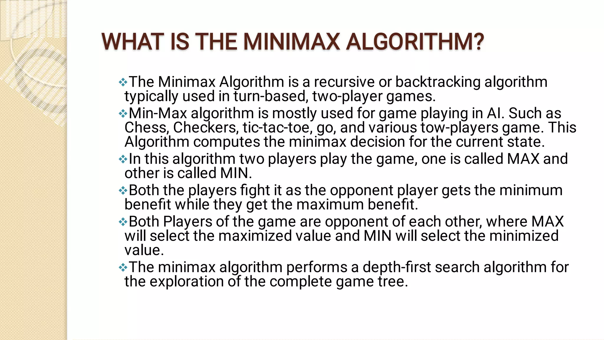 A* and Min-Max Searching Algorithms in AI , DSA.pdf