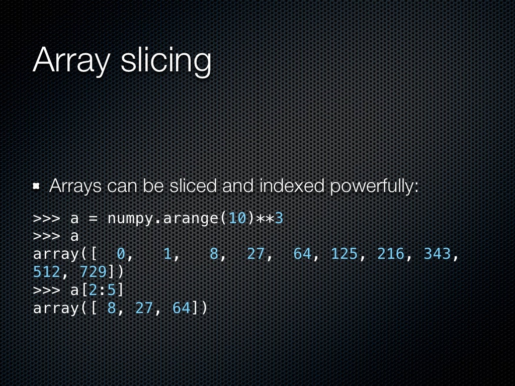 Python for Science and Engineering: a presentation to A*STAR and the