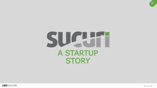 01
SUCURI
A STARTUP
STORY
Sucuri.net
 