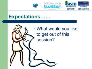Expectations……What would you like to get out of this session?Objectives…Explore Social Media, Social Learning, and the Convergence of the Two