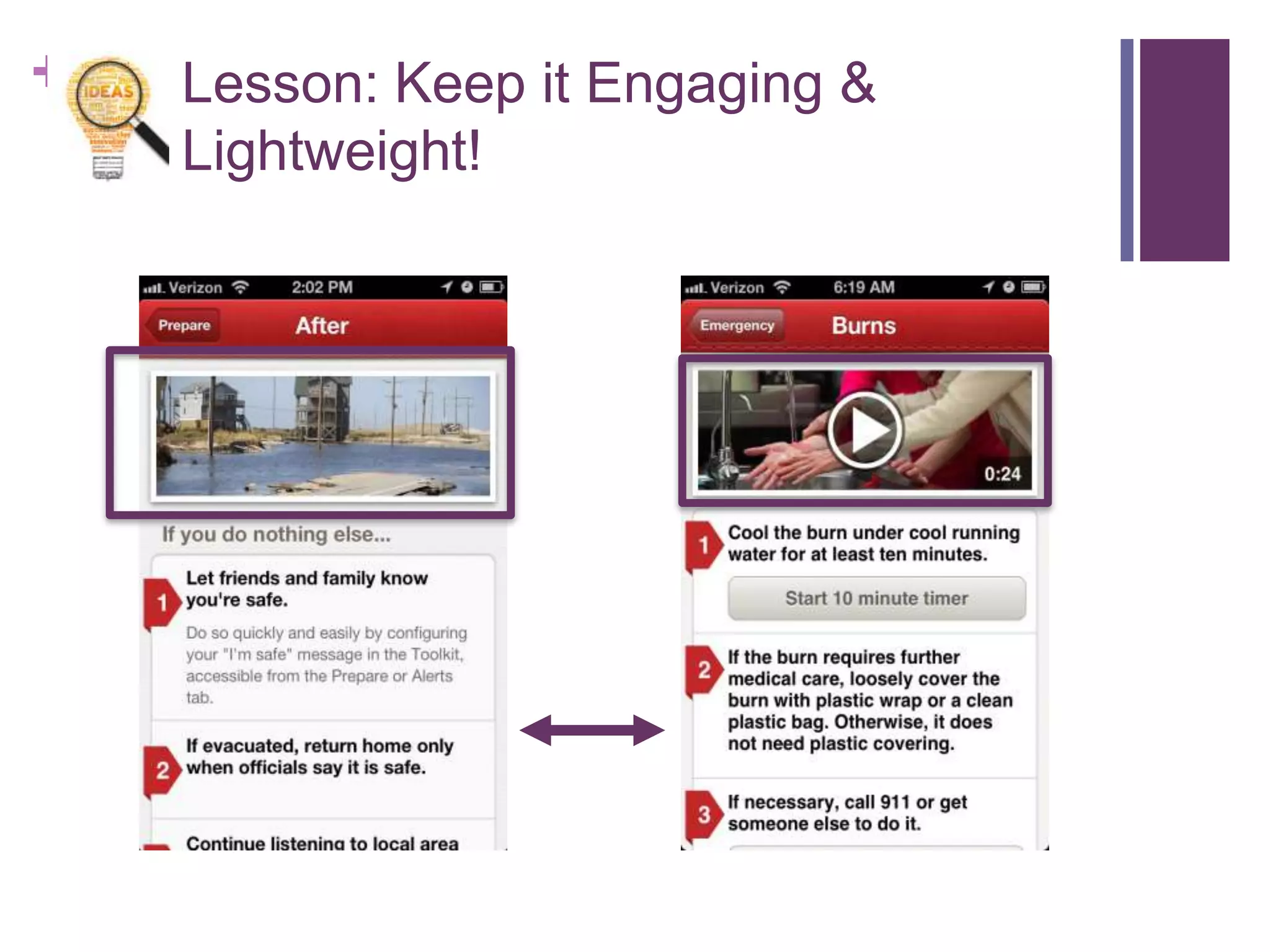 + Lesson: Keep it Engaging &
Lightweight!
 
