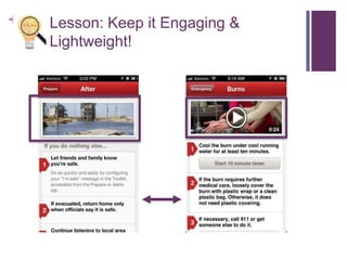 + Lesson: Keep it Engaging &
Lightweight!
 