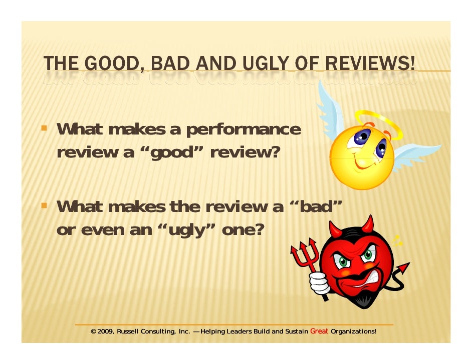 bad performance review