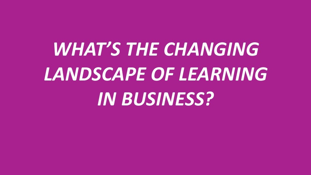 Emerging Trends In Training Development