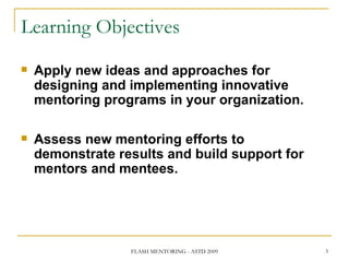 Flash Mentoring: Transferring Knowledge and Experience in a Busy World ...