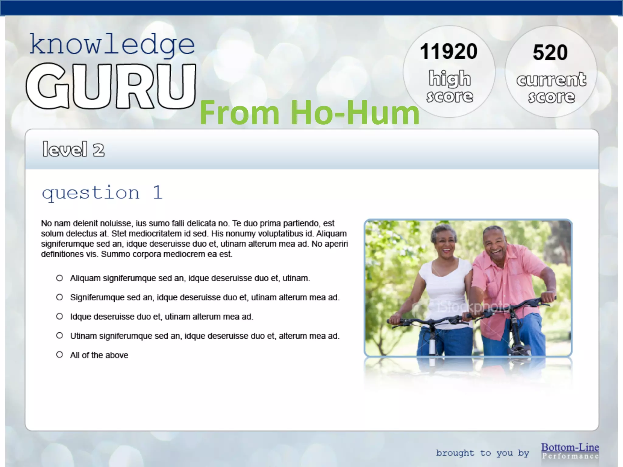 From	
  Ho-­‐Hum	
  

 