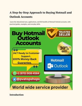 Hot Mail Examples A Step-by-Step Approach to Buying Hotmail and Outlook Accounts.pdf