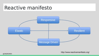 @ONDROMIH
Reactive manifesto
http://www.reactivemanifesto.org/
 