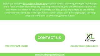 A Step-by-Step Guide to Building a Scalable EV Charging App | PDF