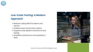 A Step-by-Step Guide to Testing Salesforce with Low-Code Automation | PDF