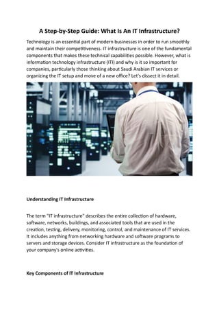 A Step-by-Step Guide What Is An IT Infrastructure.pdf