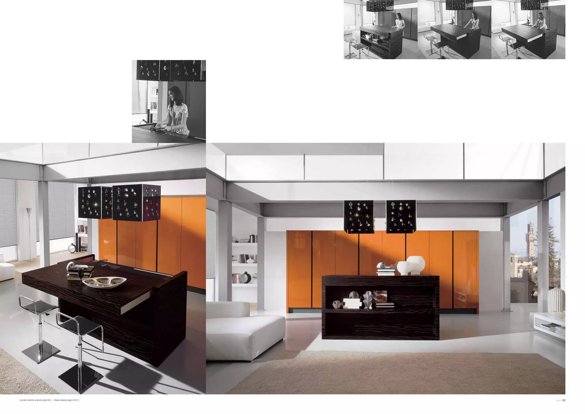 Laccato marrone arancio lucido 50 L – Ebano naturale opaco E02 O   pagina53
 
