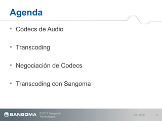 Codec Negotiation Negociacion de Codecs en Asterisk | PPT