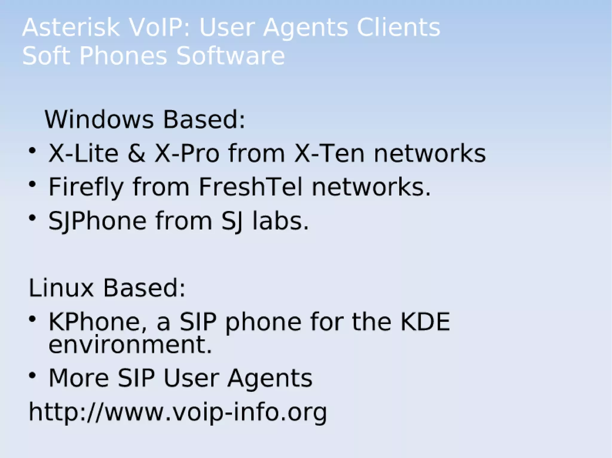 ASTERISK - Open Source PBS