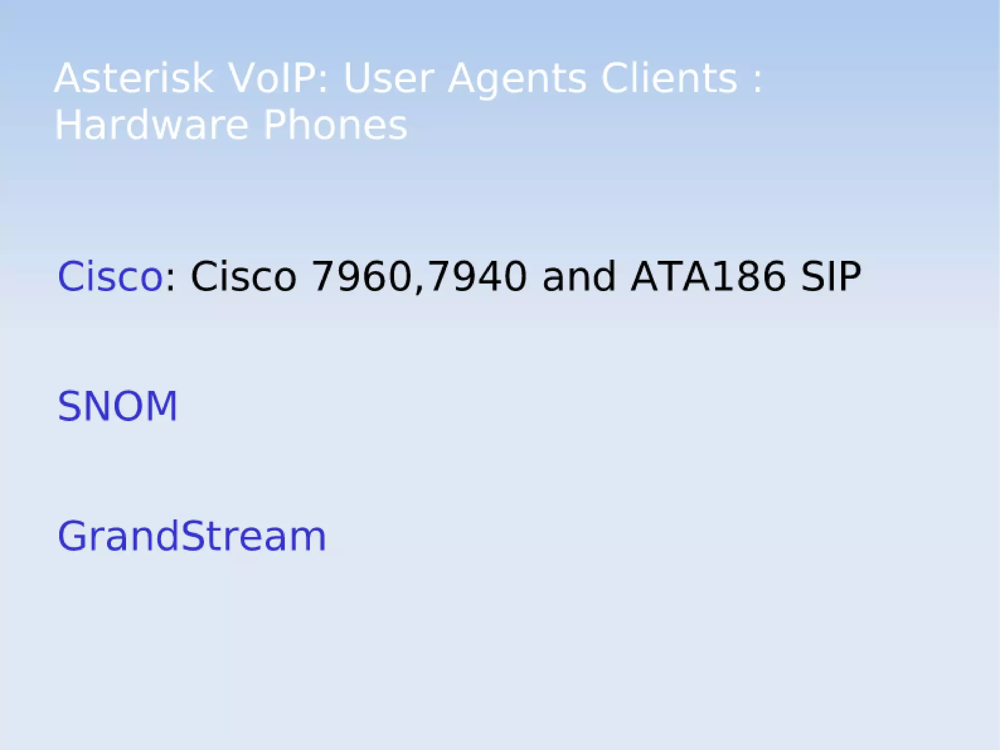ASTERISK - Open Source PBS