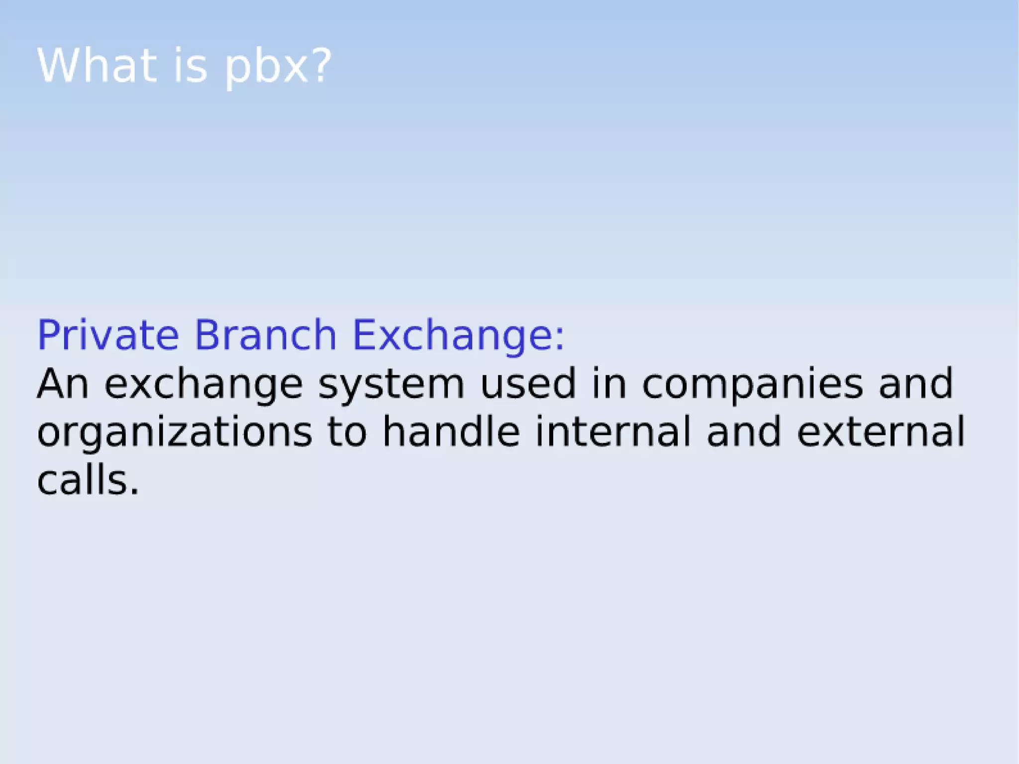 ASTERISK - Open Source PBS