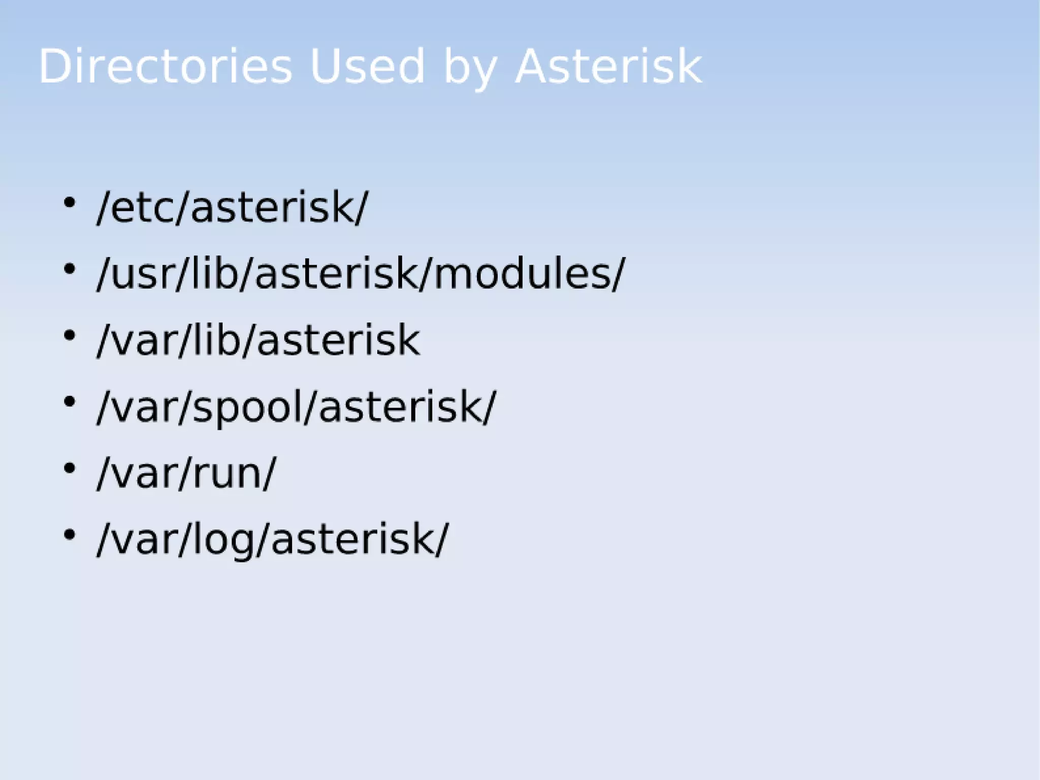 ASTERISK - Open Source PBS