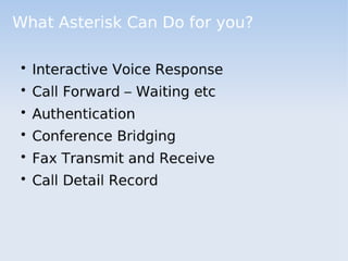 ASTERISK - Open Source PBS