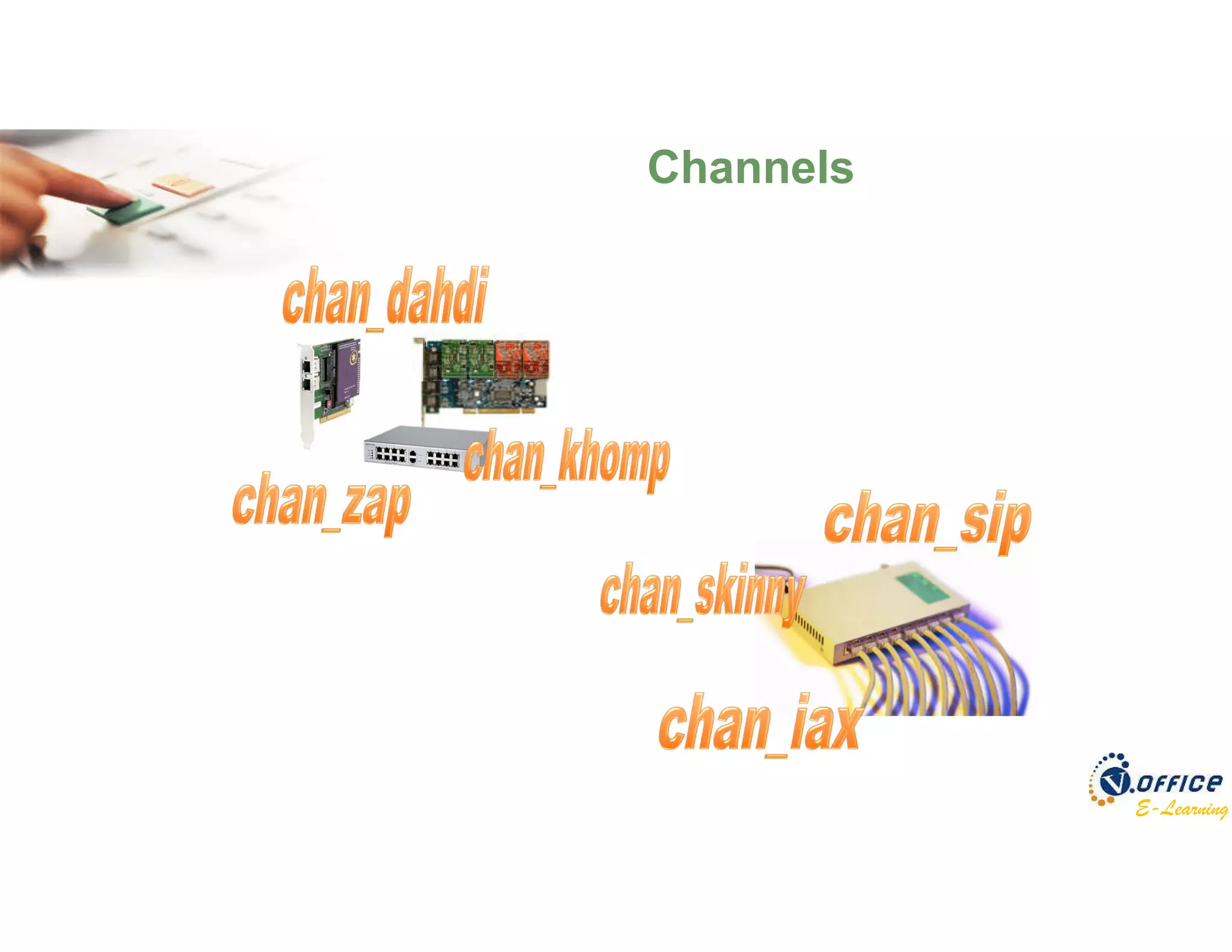 E-Learning
Channels
 