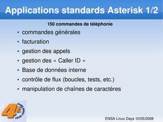 Asterisk Gestion Efficace de la Telephonie de l'Entreprise