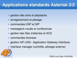 Asterisk Gestion Efficace de la Telephonie de l'Entreprise